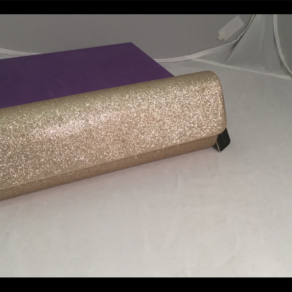 NWT Sparkly Gold Clutch - Picture 1 of 4